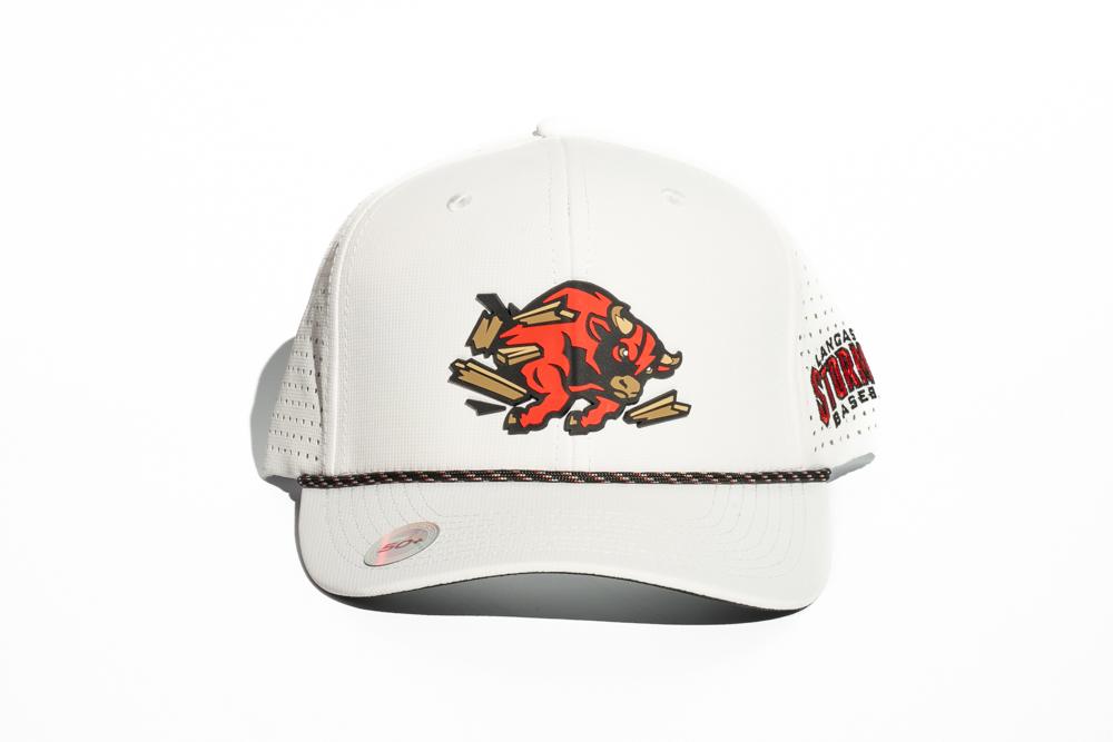 Busting Bull White Golf Hat