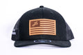 American Flag with Script L, Snap Back Hat