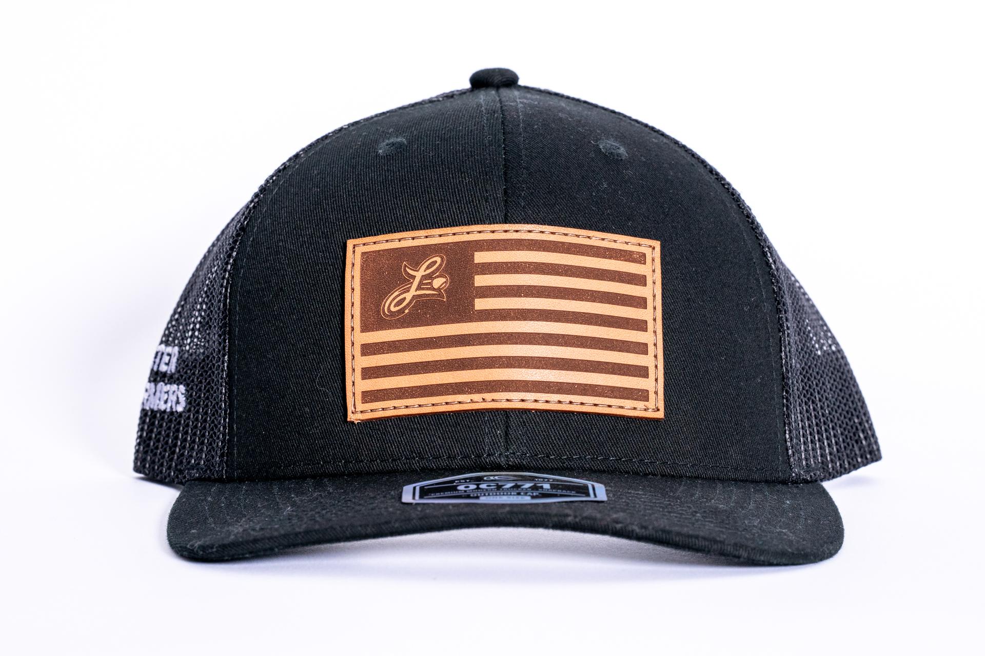 American Flag with Script L, Snap Back Hat