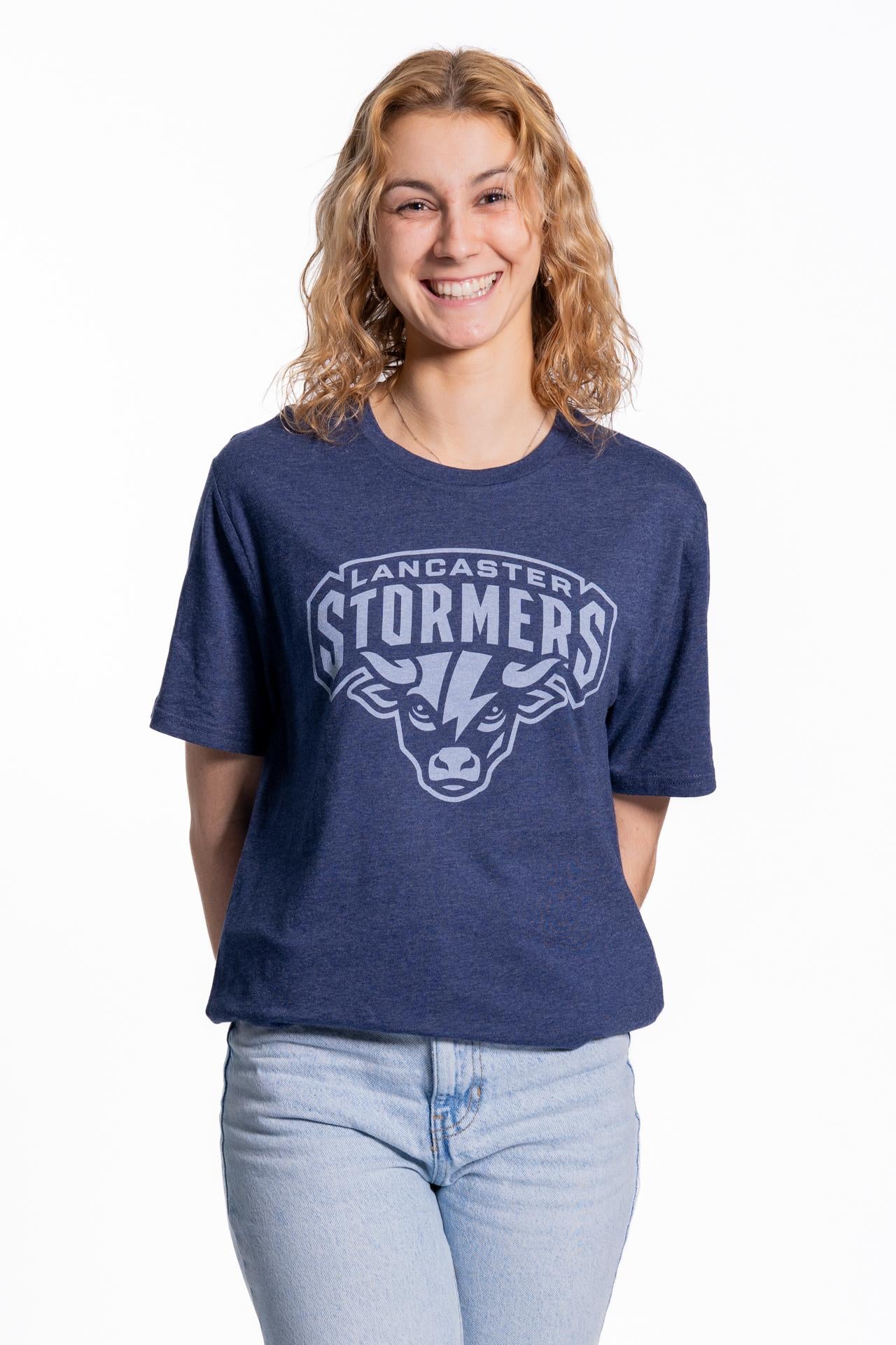 Distressed Bull Logo New Era Tee