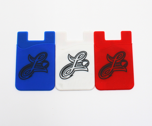 Adhesive Phone Case Card Holder Red