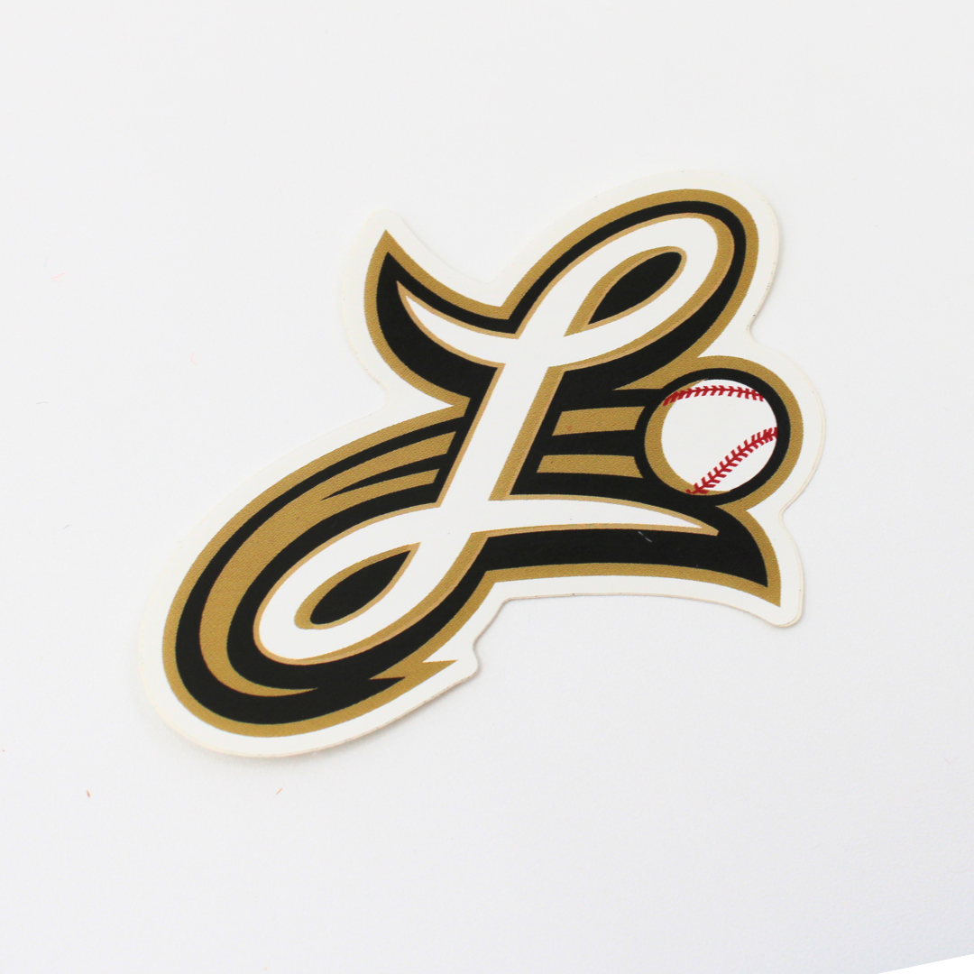 L Script Sticker