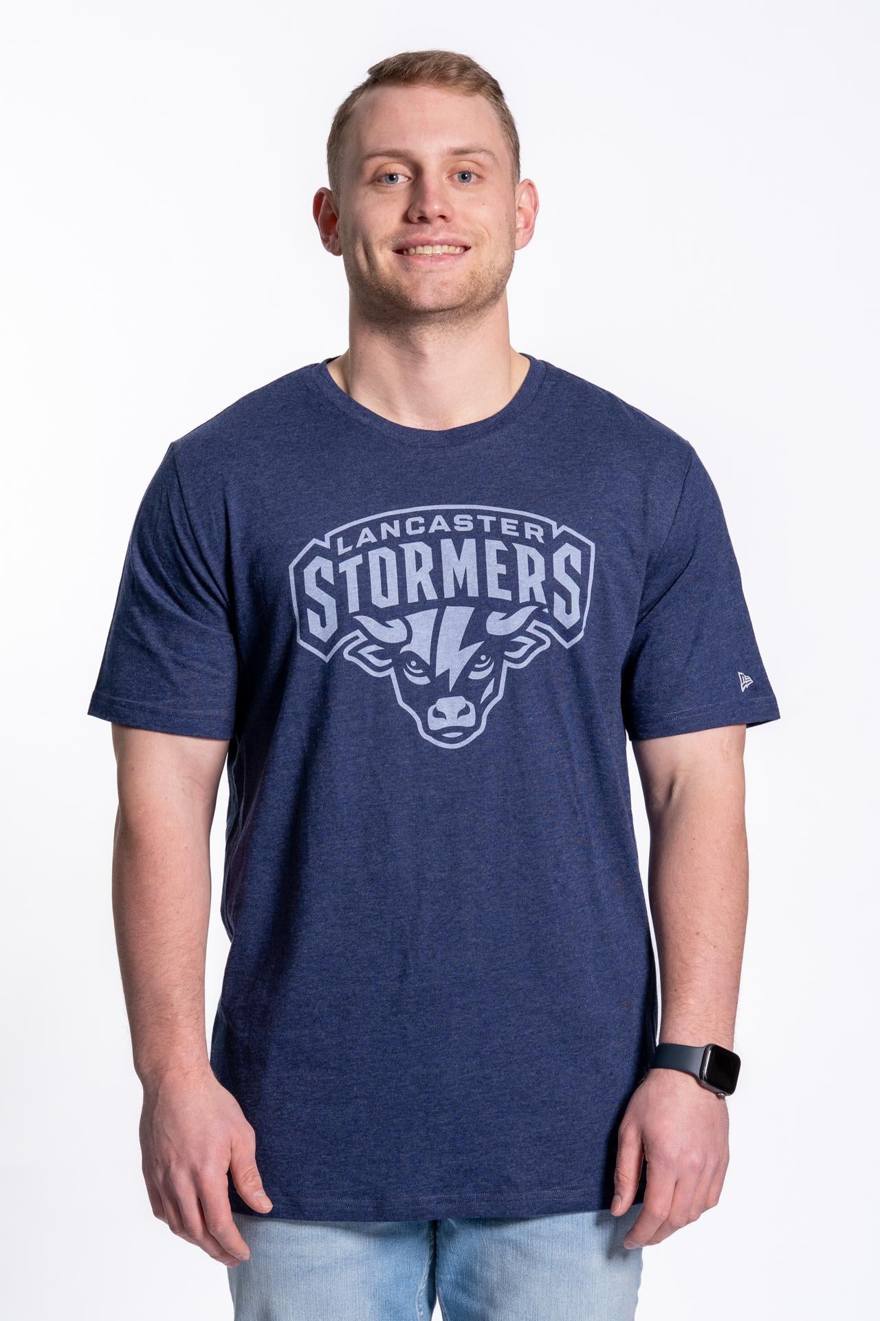 Youth Distressed Bull Logo Tee